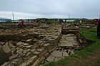 Excavaciones en Ness de Brodgar, donde se ha descubierto una gran construcción neolítica.