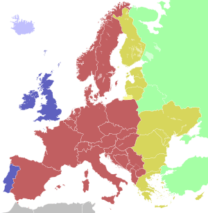 Archivo:Time zones of Europe
