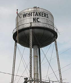 2005-06-25 Whitakers, NC water tower.jpg