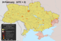 2022 Russian Invasion of Ukraine animated