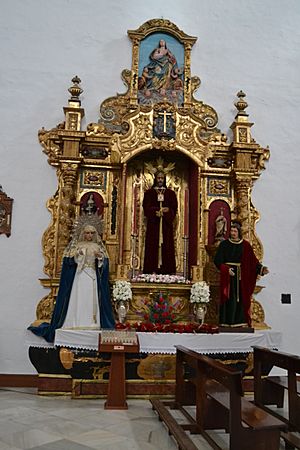 Archivo:Altar de la Hermandad del Cautivo