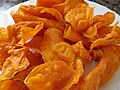 Boniato frito en papas