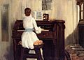 Chase William Merritt Mrs Meigs At The Piano Organ 1883
