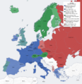 Cold war europe economic alliances map en