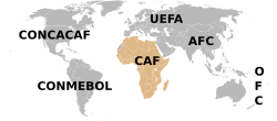 Archivo:Confederation of African Football member associations map