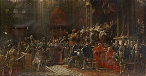 Archivo:Coronation of Charles X of France by François Gérard, circa 1827