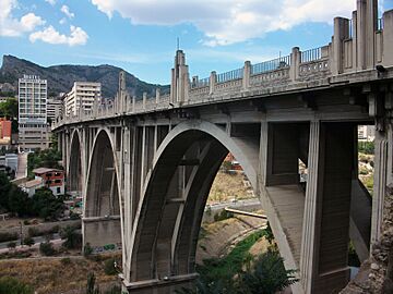El pont de sant Jordi d'Alcoi