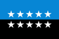Flag of the European Coal and Steel Community 10 Star Version