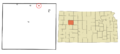 Gove County Kansas Incorporated and Unincorporated areas Park Highlighted