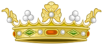 Heraldic Crown of Spanish Marqueses (Variant 1).svg
