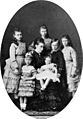 Hessian children with their mother
