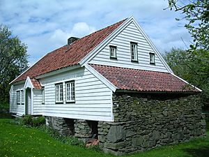 Archivo:House at Jæren in Norway Garborgheimen