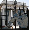Imágen plástica frente a la ESMA (2)