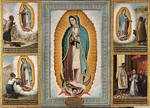 Archivo:Imagen y apariciones de Nuestra Señora de Guadalupe - 1656 - José Juárez