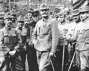 Archivo:Istvan Tisza, Italian front (1917)