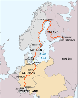 Lenin Sealed Train Map-en
