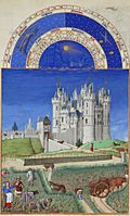 Les Très Riches Heures du duc de Berry#Septembre, folio 9v