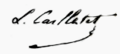 Louis Paul Cailletet signature