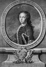 Archivo:Louis Philippe d'Orléans, Duke of Chartres in May 1735 by Jean Daulle