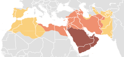 Archivo:Map of expansion of Caliphate