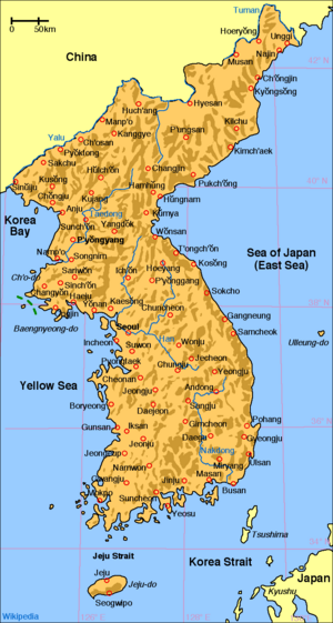 Archivo:Map of korea en
