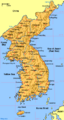 Map of korea en