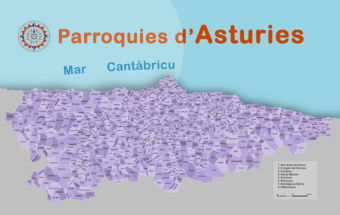 Archivo:Mapa de les Parroquies d'Asturies