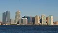 Newport, Jersey City waterfront, skyline
