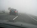Niebla en carretera de Perú
