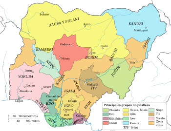 Archivo:Nigeria linguistical map 1979-es