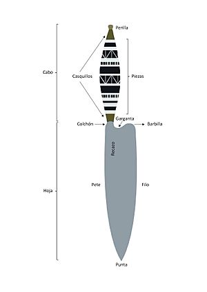 Archivo:Partes de un cuchillo canario