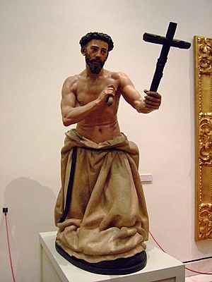 Archivo:Santo Domingo de Guzman penitente - Martinez Montañes - 1607 - Museo de Bellas Artes de Sevilla