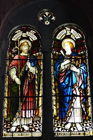 Archivo:St Andrew Church stained glass window