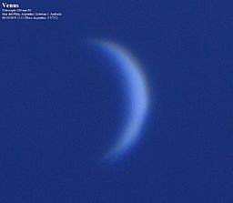Archivo:Venus desde un telescopio. Esteban J. Andrada