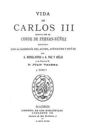 Archivo:Vida de Carlos III escrita por el Conde de Fernán Núñez