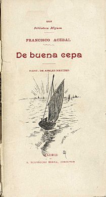 Archivo:1900, De buena cepa, de Francisco Acebal, Apeles Mestres (cropped)