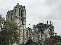 Aftermath of the Notre-Dame fire 3, April 16 2019
