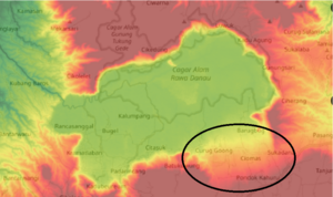 Archivo:Alluvial Fan of Rawa Danau