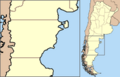 Argentina - Situation map - Chubut