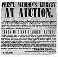 Auction President James Madison's Library