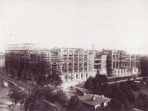 Archivo:Bau des Reichstagsgebäudes, 1888