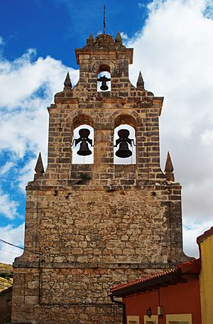 Archivo:Bell tower of the church of San Miguel Arcángel, Argecilla