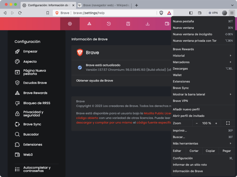 Brave 1.57.57 macOS es