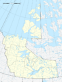 Canada Northwest Territories location map-lambert proj2