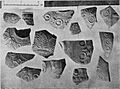 Cerámica romana «terra sigillata» A, temprana — B, tardía