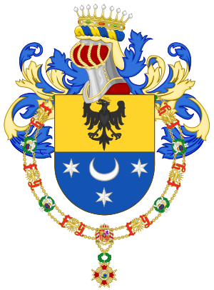 Archivo:Coat of Arms of Julio María Sanguinetti (Order of Isabella the Catholic)