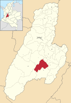 Coyaima ubicada en Tolima