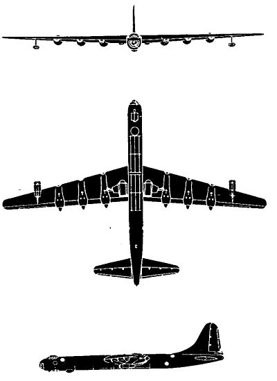Archivo:Convair B-36F silhouette
