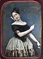 Daguerrotipo de una bailarina de la escuela bolera, hacia 1850, SB-0001 P