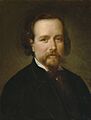 El pintor Vicente Palmaroli, por Luis de Madrazo
